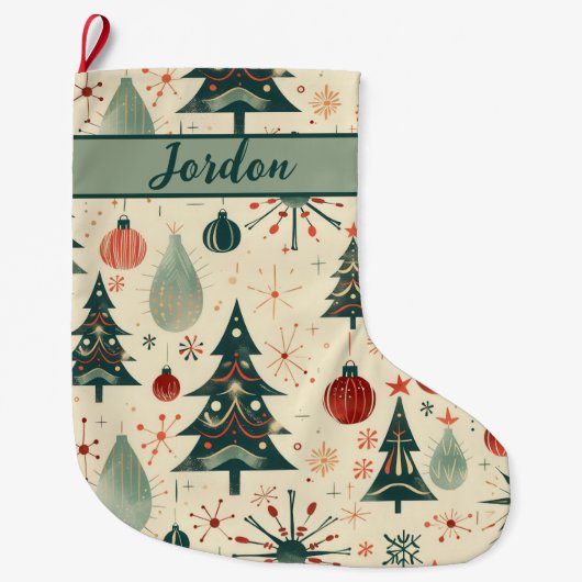 Moderner Urlaub im Mittelalter Großer Weihnachtsstrumpf (Vorderseite)