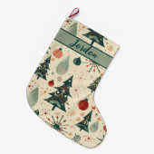 Moderner Urlaub im Mittelalter Großer Weihnachtsstrumpf (Vorderansicht (hängend))