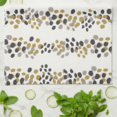 Moderner Urlaub im Mittelalter mit Dot Pattern Geschirrtuch (Gefaltet)