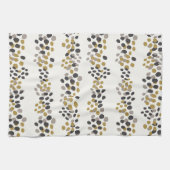 Moderner Urlaub im Mittelalter mit Dot Pattern Geschirrtuch (Horizontal)