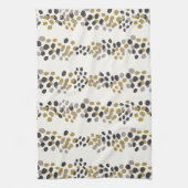 Moderner Urlaub im Mittelalter mit Dot Pattern Geschirrtuch (Vertikal)