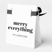 Moderner Urlaub Minimalistisch Merck alles Geschenkschachtel (Rückseite)