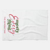 Moderner Urlaub Minimalistisch Merck alles Geschirrtuch (Horizontal)