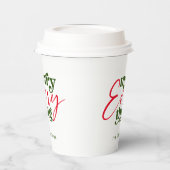 Moderner Urlaub Minimalistisch Merck alles Pappbecher (Links)