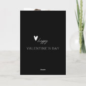 Moderner Valentinstag Luple Liebe Foto Valentine Karte (Rückseite)