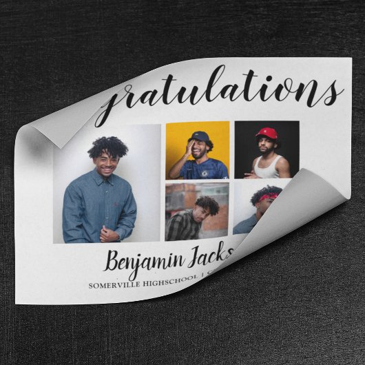 Moderner Vater | 5 FOTO ABSCHLUSS Poster