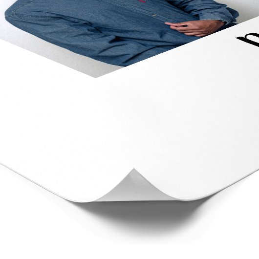 Moderner Vater | 5 FOTO ABSCHLUSS Poster (Ecke)