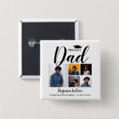 Moderner Vater | 5 FOTO ABSCHLUSS T - SHIRT Button (Vorne & Hinten)