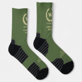 MODERNER VATER DAY GOLF MONOGRAM LUCKY GOLF SOCKEN (Rechts)
