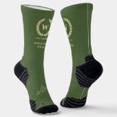 MODERNER VATER DAY GOLF MONOGRAM LUCKY GOLF SOCKEN (Gewinkelt)