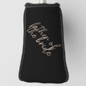 Moderner Vater der Braut | Beige + Schwarzes Skrip Golf Headcover (Rotieren 90)