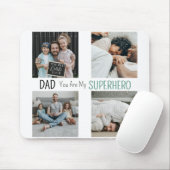 Moderner Vater, du bist mein Superheld Foto-Collag Mousepad (Mit Mouse)