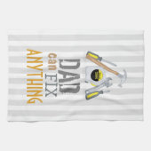 Moderner Vater Einfaches Tool Männerbehebung Geschirrtuch (Horizontal)