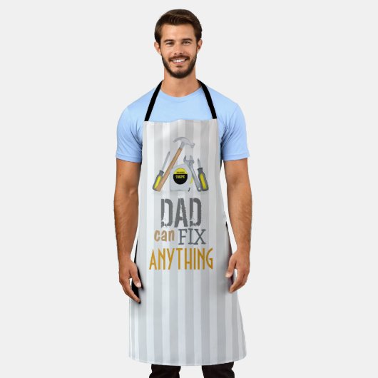 Moderner Vater Einfaches Tool Männerbehebung Schürze (Getragen)