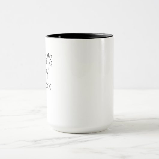 Moderner Vater Est 2024 Erstmaliger Vater New Dad Tasse (Zentrum)