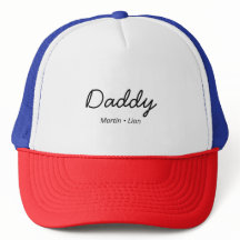 Moderner Vater | Kids Name Cap