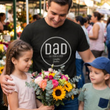 Moderner Vater mit einfachen Kindernamen etabliert