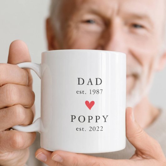 Moderner Vater | Mohnjahr Osten. Tasse