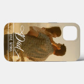 Moderner Vater Stilvolles Foto Trendy Case-Mate iPhone Hülle (Rückseite (Horizontal))