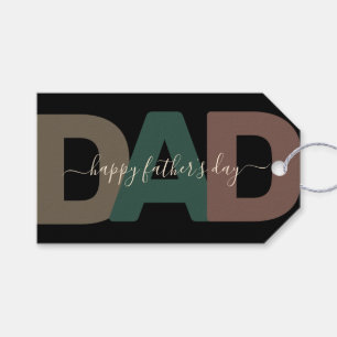 Moderner "Vater" Vatertag Geschenkanhänger