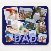 Moderner VATER "We Liebe You" FotoCollage Mousepad (Vorne)