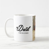 Moderner Vater wie kein anderes Cooles Typografie- Kaffeetasse (Links)