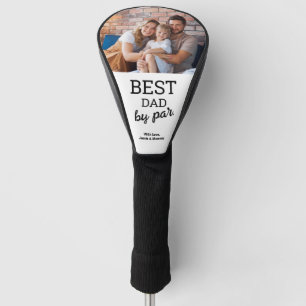Moderner Vatertag Best Dad by Par Benutzerdefinier Golf Headcover