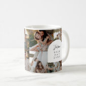 Moderner Vatertag Bester Vater je Foto Tasse (VorderseiteRechts)