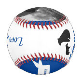 Moderner Vatertag Dad Foto Bär Baseball (Rückseite)