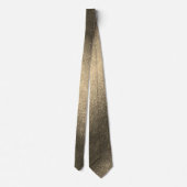 Moderner Vatertag Hochzeit Gold Glitzer Glitzern Krawatte (Rückseite)