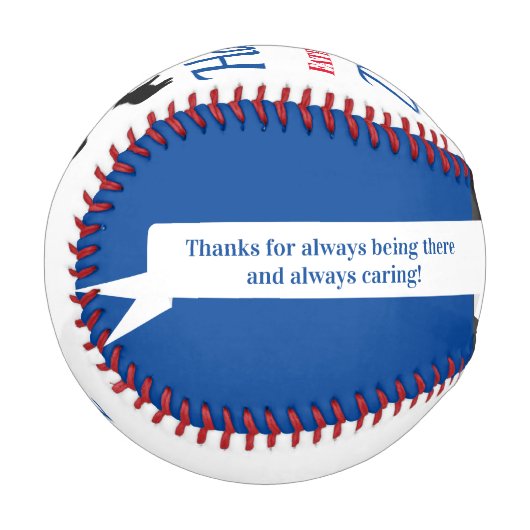 Moderner Vatertag Vater Foto Bär Baseball (Vorderseite Links)