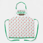 Moderner Veganer Koch Schürze (Vorderseite)