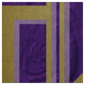 Moderner, vergoldeter, kunstvoller Deko, lila, geo Stoff (Muster)