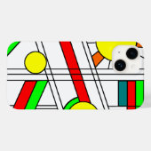 Moderner verklebter Glass-Look Case-Mate iPhone Hülle (Rückseite (Horizontal))