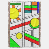 Moderner verklebter Glass-Look Decke (Vorderseite Vertikal)