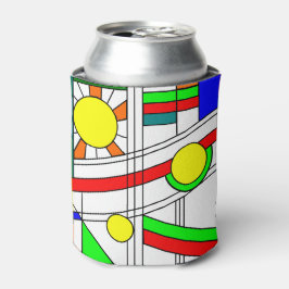 Moderner verklebter Glass-Look Dosenkühler