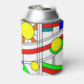 Moderner verklebter Glass-Look Dosenkühler (Kanne Rückseite)