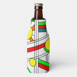 Moderner verklebter Glass-Look Flaschenkühler
