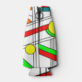 Moderner verklebter Glass-Look Flaschenkühler (Rückseite)