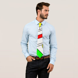 Moderner verklebter Glass-Look Krawatte