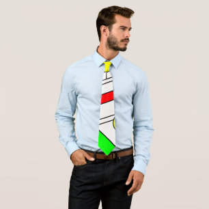 Moderner verklebter Glass-Look Krawatte