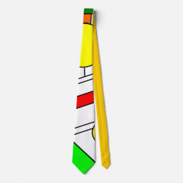 Moderner verklebter Glass-Look Krawatte