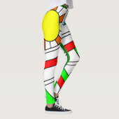 Moderner verklebter Glass-Look Leggings (Rechts)