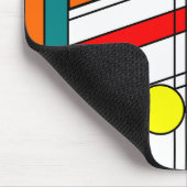 Moderner verklebter Glass-Look Mousepad (Ecke)