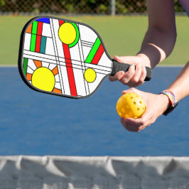 Moderner verklebter Glass-Look Pickleball Schläger