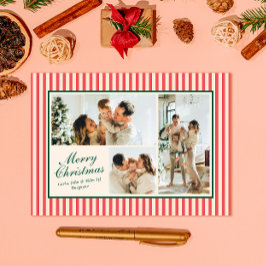 Moderner Vertikaler Streifen 3 Foto Weihnachten