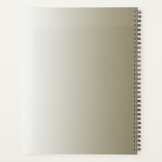 Moderner Verzierter Planer (Rückseite)