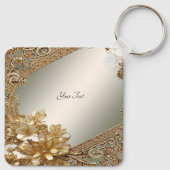 Moderner Verzierter Schlüsselanhänger (Rückseite)