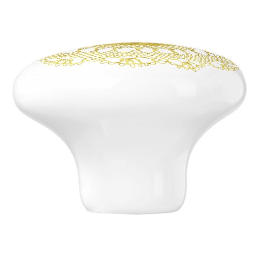 Moderner viktorianischer keramikknauf (Seitenansicht)