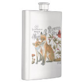 moderner vintage wald-fuchs flachmann (Rechts)